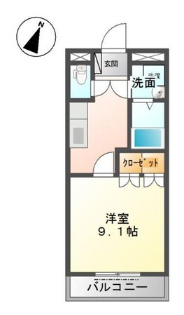 ヴィルコートの物件間取画像